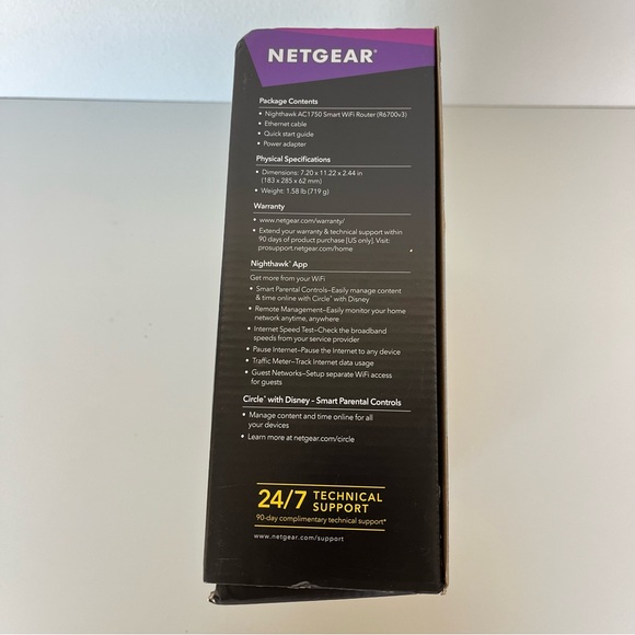 NETGEAR Nighthawk AC1750 Smart WiFi Router - Picture 6 of 9